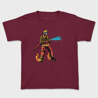 Firefighter Skeleton, Tricou Copii