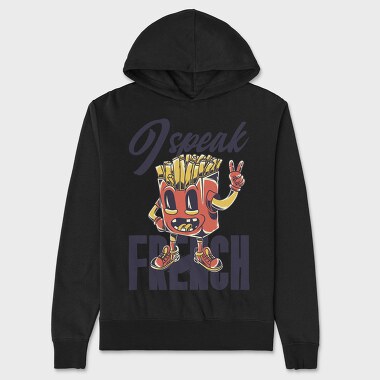 French Fries Peace, Hanorac Oversize Barbati (Unisex)
