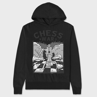 Chess War, Hanorac Oversize Barbati (Unisex)