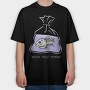 Fish Bag Trust, Tricou Oversize Barbati (Unisex)