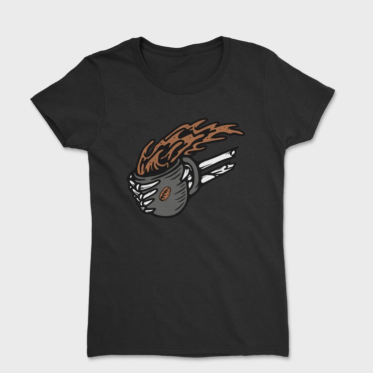 Burning Coffee Cup, Tricou Femei