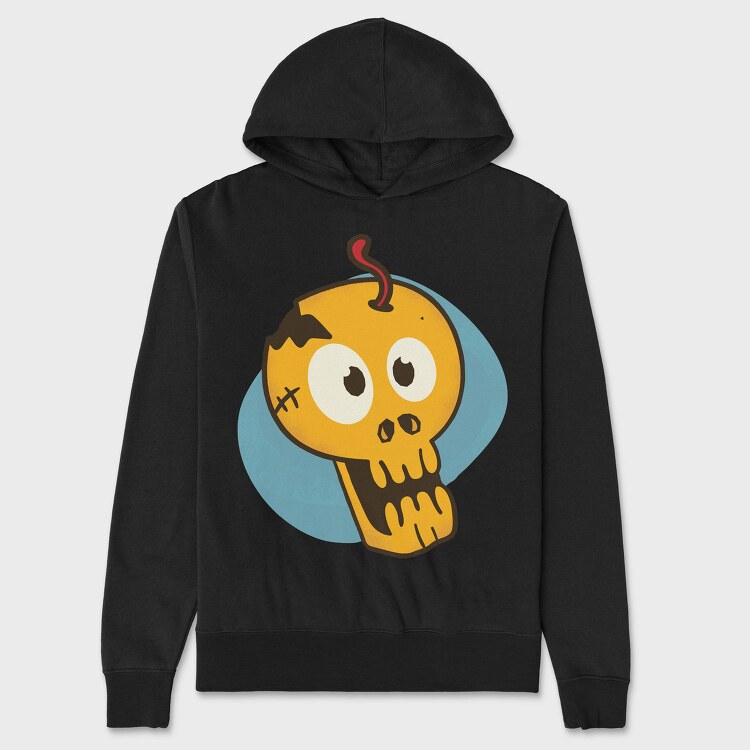 Cartoon Skull, Hanorac Oversize Barbati (Unisex)