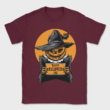 Halloween Witch Skull, Tricou Barbati (Unisex)