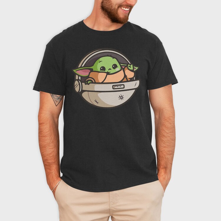 Baby Yoda 7, Tricou Barbati (Unisex)