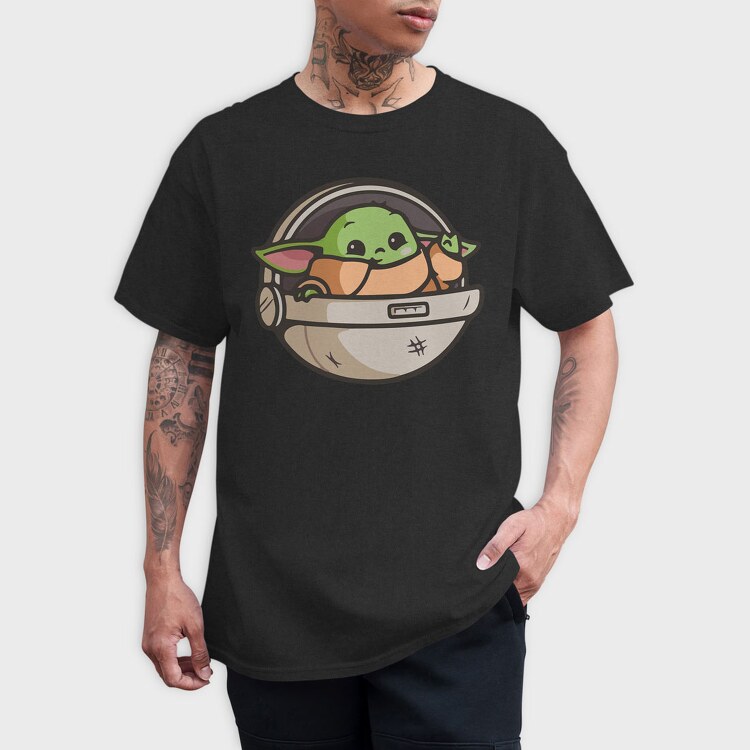 Baby Yoda 7, Tricou Barbati (Unisex)