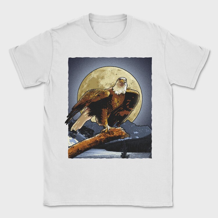 Eagle At Night, Tricou Barbati (Unisex)