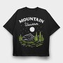 Pine Forest Stroll, Tricou Oversize Barbati (Unisex)