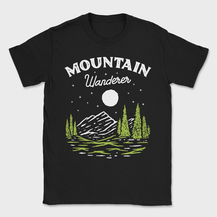 Pine Forest Stroll, Tricou Barbati (Unisex)