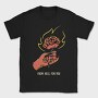 Burning Rose Hand, Tricou Barbati (Unisex)