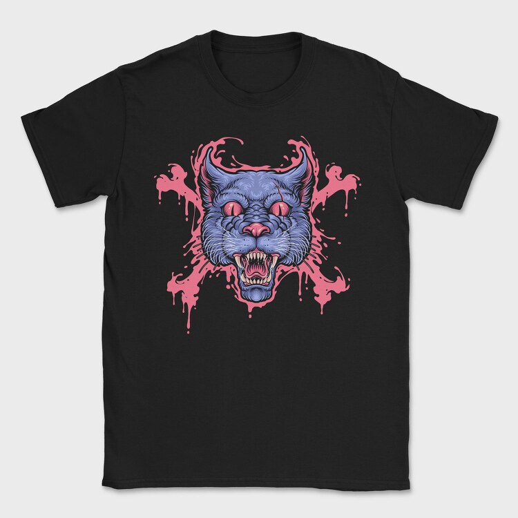 Bloodthirsty Feline Roar, Tricou Barbati (Unisex)