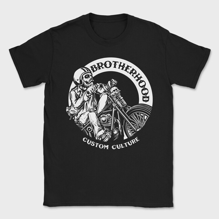 Biker Brotherhood, Tricou Barbati (Unisex)