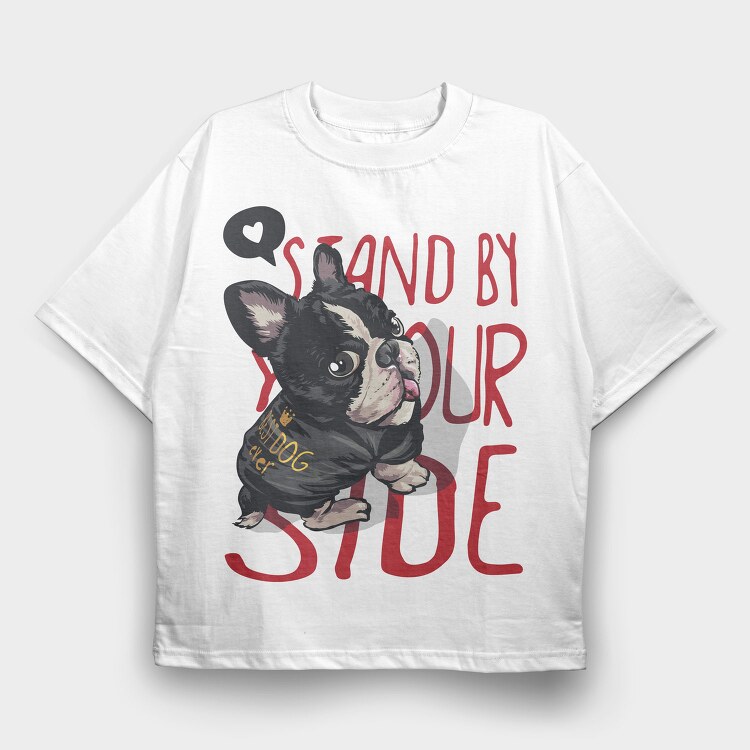 Best Dog Ever, Tricou Oversize Barbati (Unisex)