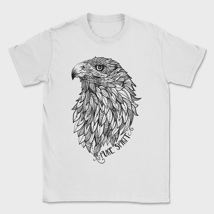 Eagle Illustration, Tricou Barbati (Unisex)