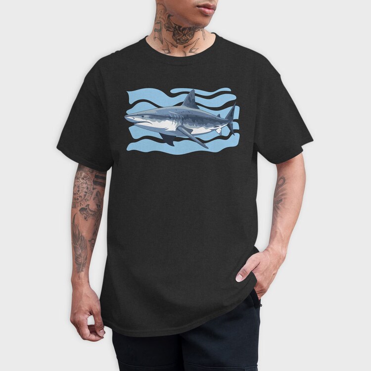 Tiger Shark, Tricou Barbati (Unisex)