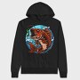 Koi Fish Bite, Hanorac Oversize Barbati (Unisex)