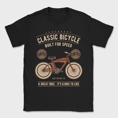 Legendary Classic Bicycle, Tricou Barbati (Unisex)