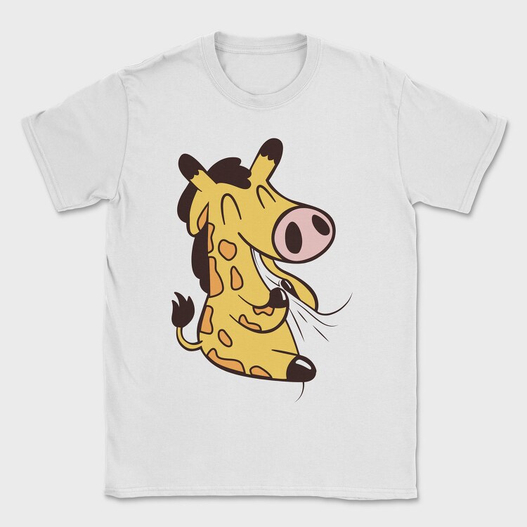 Eating Giraffe, Tricou Barbati (Unisex)