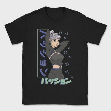 Neon Wolf Howl 3, Tricou Barbati (Unisex)