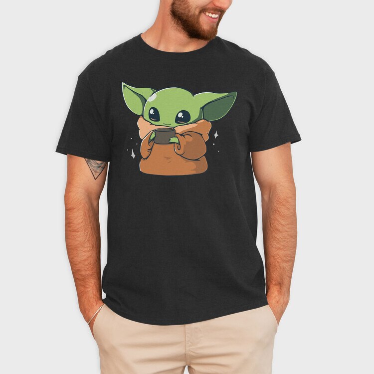Baby Yoda 8, Tricou Barbati (Unisex)