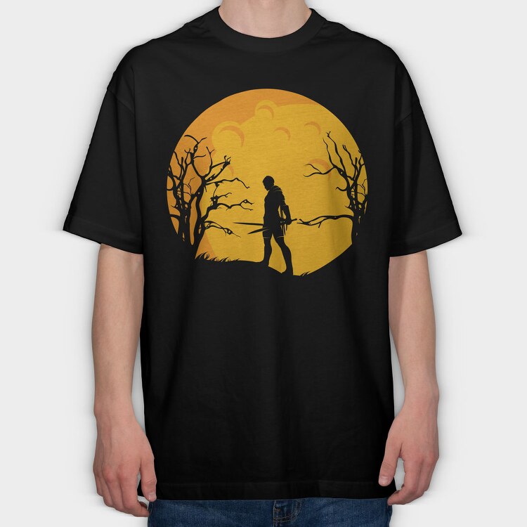 Autumn Wanderer, Tricou Oversize Barbati (Unisex)