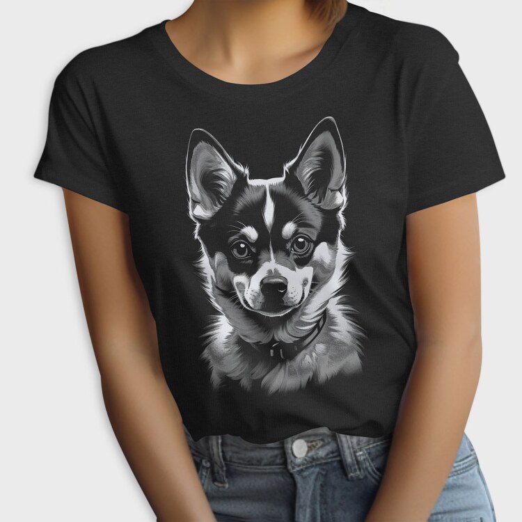 Kleekai Dog Monochrome, Tricou Femei