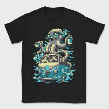 Octopus Car Wash, Tricou Barbati (Unisex)