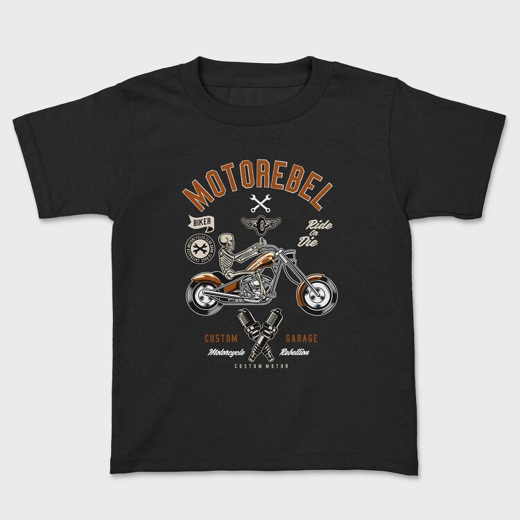 Motorcycle Rebel, Tricou Copii