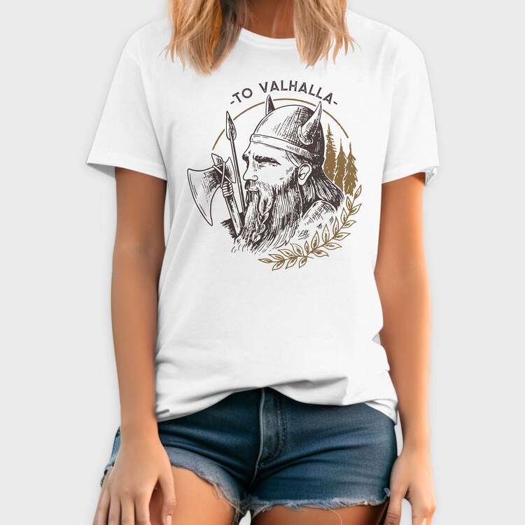 To Valhalla Viking, Tricou Barbati (Unisex)