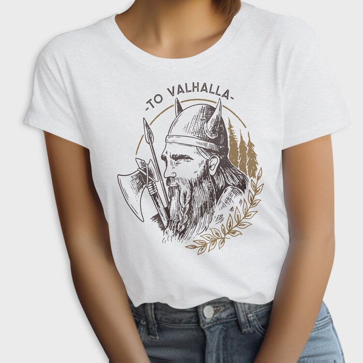 To Valhalla Viking, Tricou Femei