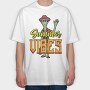 Alien Summer Vibes, Tricou Oversize Barbati (Unisex)
