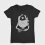 Cartoon Wizard Boy Fantasy Fluffy Club, Tricou Femei