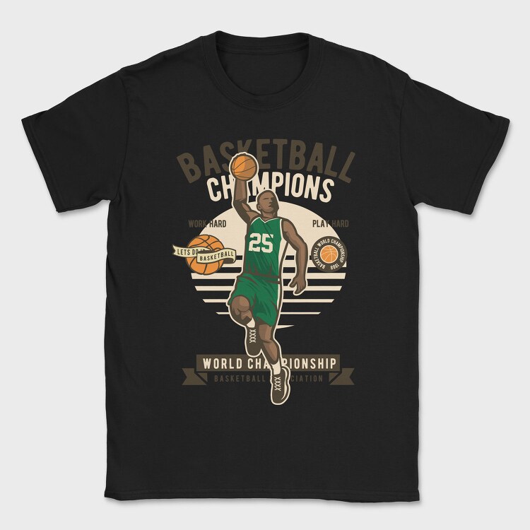 Basketball Champs 1988, Tricou Barbati (Unisex)