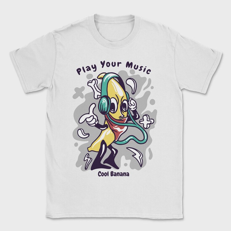 Banana Music Dance, Tricou Barbati (Unisex)