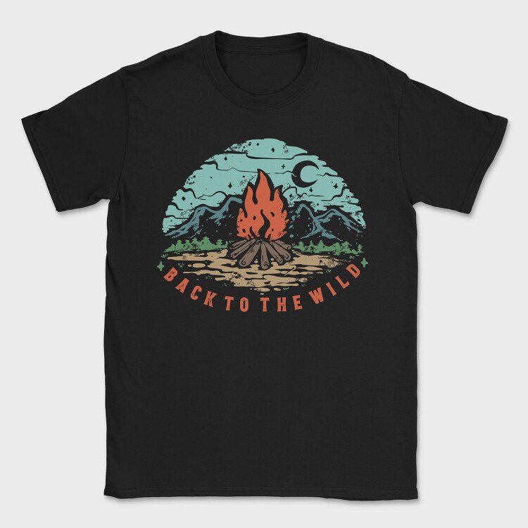 Back To The Wild, Tricou Barbati (Unisex)