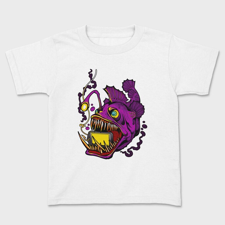 Angler Fish Glow, Tricou Copii