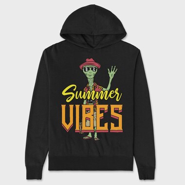Alien Summer Vibes, Hanorac Oversize Barbati (Unisex)
