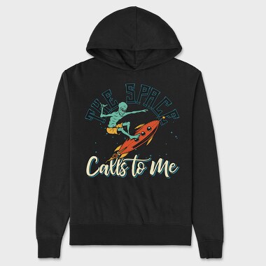Alien Space Call Me, Hanorac Oversize Barbati (Unisex)