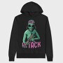 Alien Attack, Hanorac Oversize Barbati (Unisex)