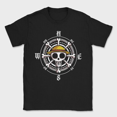 Pirate Skull Bones, Tricou Barbati (Unisex)