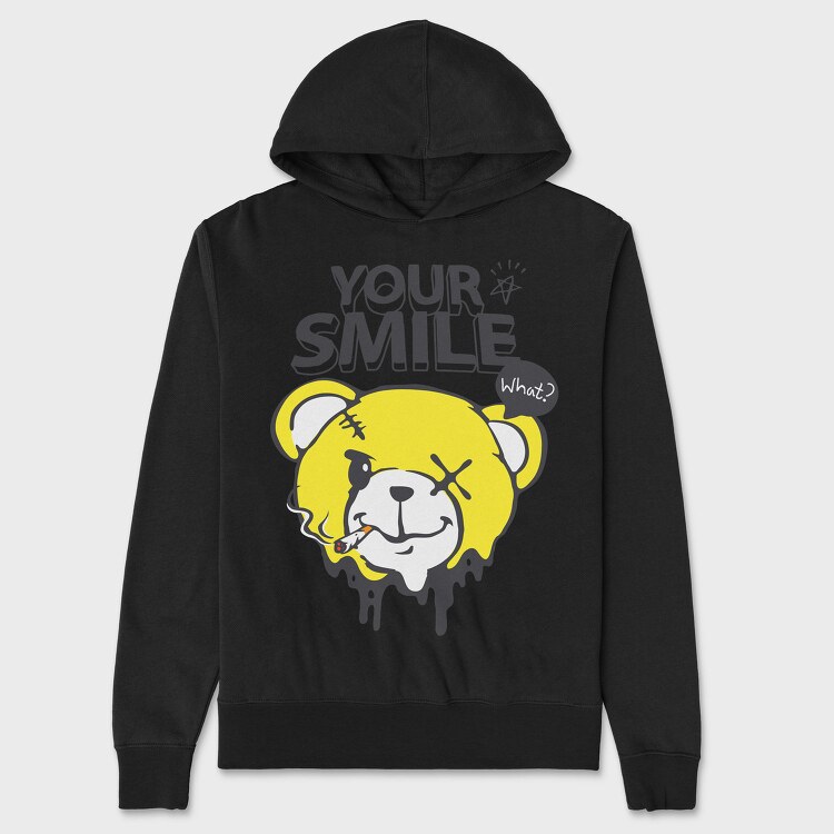 Your Smile What, Hanorac Oversize Barbati (Unisex)