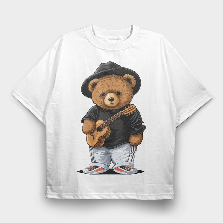 Teddy Strummers, Tricou Oversize Barbati (Unisex)