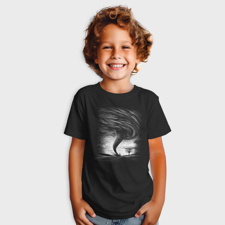 Tornado Monochrome, Tricou Copii