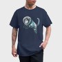 Astronaut Husky, Tricou Barbati (Unisex)
