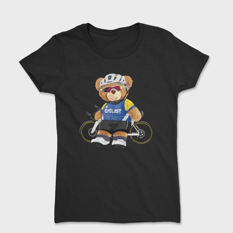 Teddy Bear Cyclist, Tricou Femei