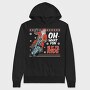 Santa Biker Ride, Hanorac Oversize Barbati (Unisex)