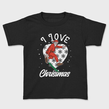 Santa Skate Snow, Tricou Copii