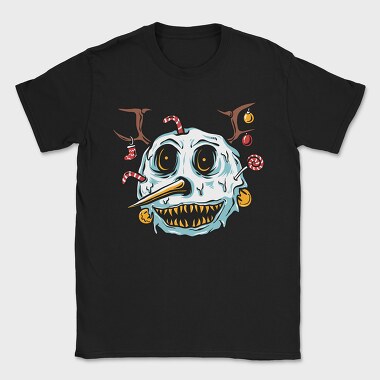 Santa Skull, Tricou Barbati (Unisex)