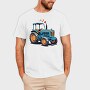 Tractor Cartoon Love, Tricou Barbati (Unisex)