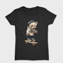Skateboarding Bear 1, Tricou Femei