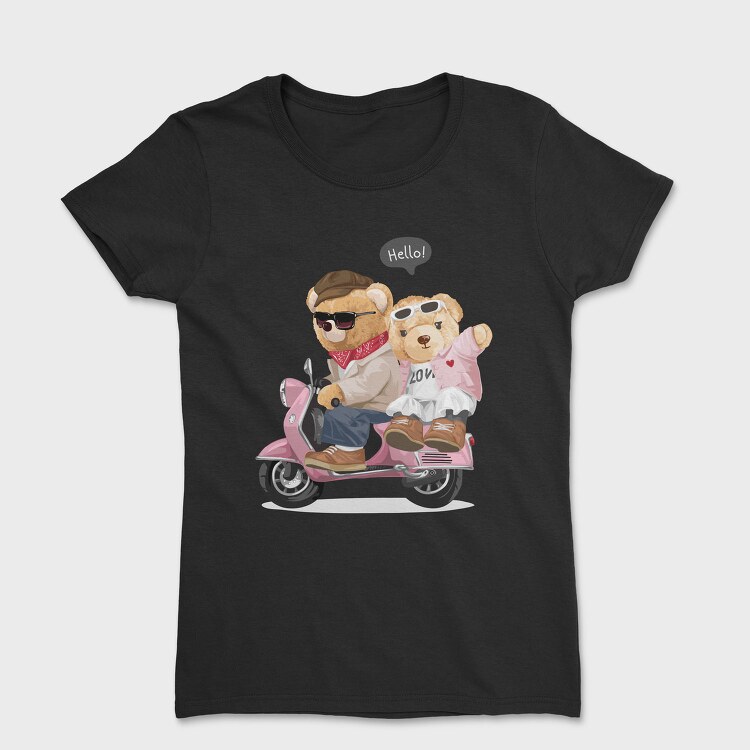 Teddy Hello Ride, Tricou Femei